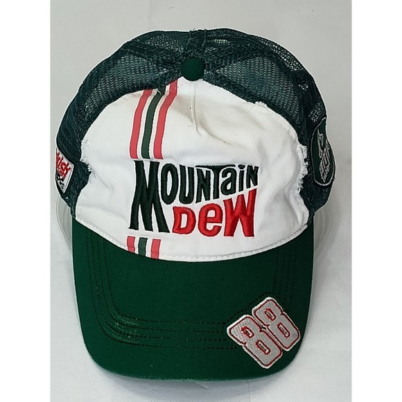 Chaser Other - 88 DALE JARRETT JR MOUNTAIN DEW Cap hat CAR RACER NEVER WARN📸SEE PICS📸